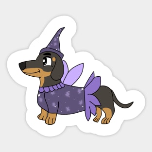 Dachshund Fairy Sticker